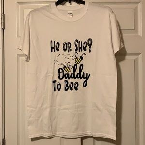 Daddy to bee gender reveal shirt